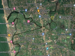 River Island (surrounded by river Gin Oya) land available for immediate sale